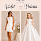 Preorder Violet in Ivory White - Party Girl or Ceremonial Dress
