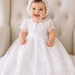Vivian - Baptism Christening Gown with Bonnet