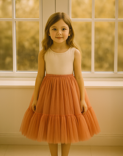 Starlight Whisper Tutu in Coral