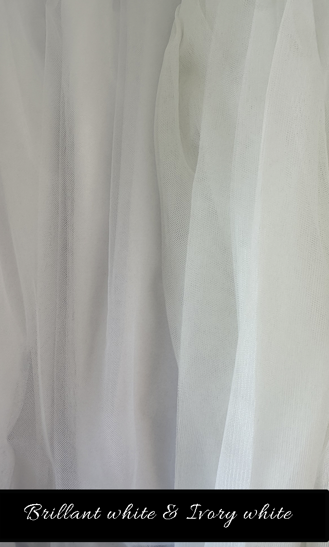 Bess in Ivory White Luxurious Tulle Flower Girl | Party Dress