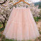 Willow Tutu in Ballet Pink + Pink Satin Drawstring Bag