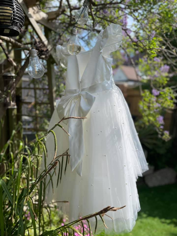 Helena in Ivory White ~ Luxurious Ceremonial Dress