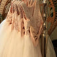Maryanne Champagne (Baby + Toddler) + Ivory White Skirt - Flower Girl Dress