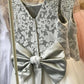 Maryanne Champagne (Baby + Toddler) + Ivory White Skirt - Flower Girl Dress