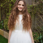 Autumn in Brilliant White ~ Flower Girl Dress