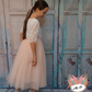 Ava in Blush ~ Luxurious Tulle & Lace Two-Piece