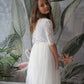 Ava in Blush ~ Luxurious Tulle & Lace Two-Piece