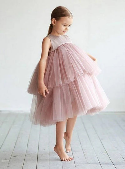 Mia in Rose ~ Party or Flower Girl Dress