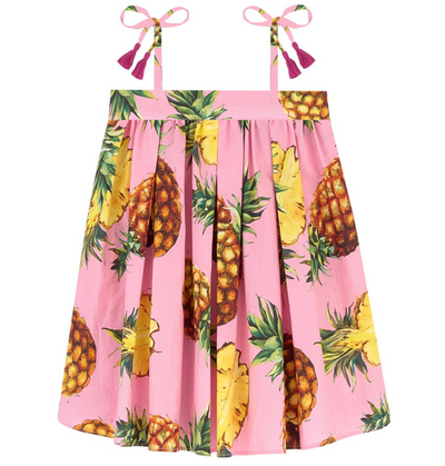 Pineapple Cotton Dress