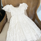 Anya in Ivory White ~ Party or Flower Girl Dress