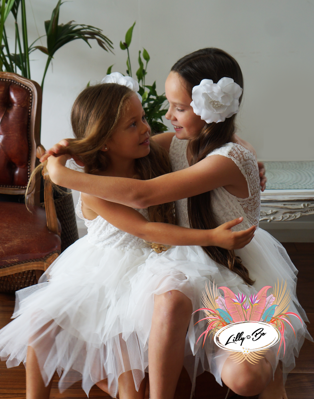 Aria in Ivory~ Party or Flower Girl Dress