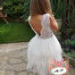 Aria in Antique Cream ~ Party or Flower Girl Dress