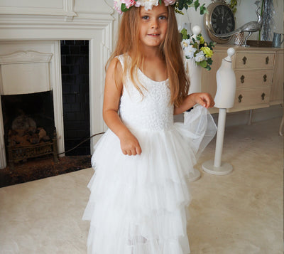 Bess ~ Luxurious Tulle Flower Girl | Party Dress