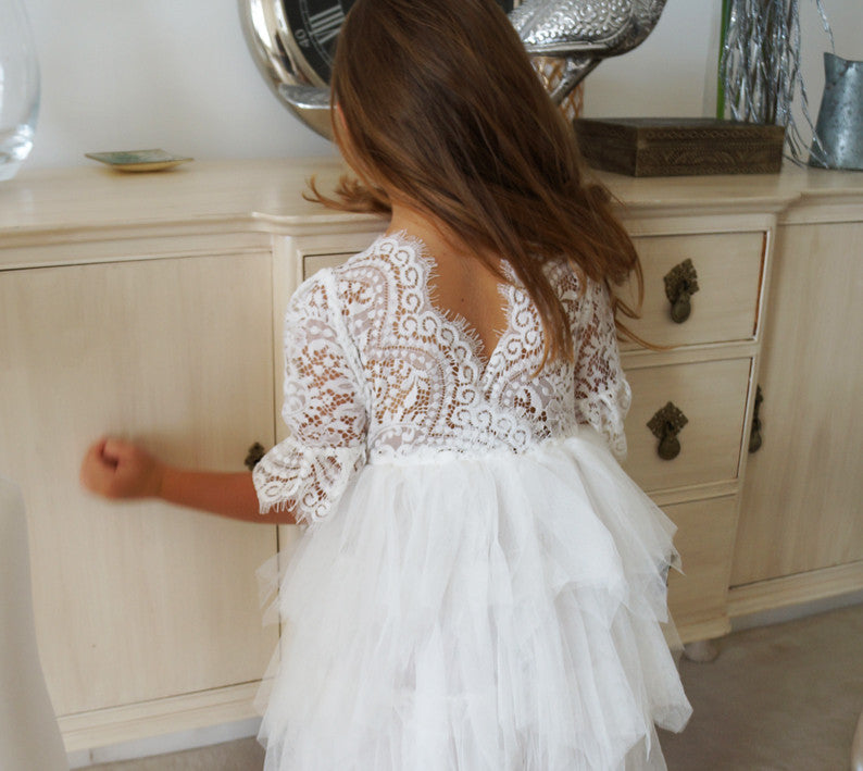 Sage ~ Party or Flower Girl Dress