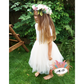 Clarissa ~ Wedding Tutu Skirt in Ivory