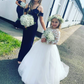 Cynthia in Ivory White (Baby + Toddler) - Flower Girl or Communion Dress