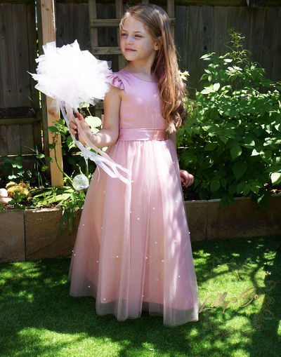 Helena in Dusty Rose ~ Luxurious Ceremonial Dress