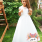 Novella in White ~ Flower Girl Communion Dress