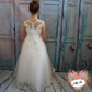 Novella in White ~ Flower Girl Communion Dress