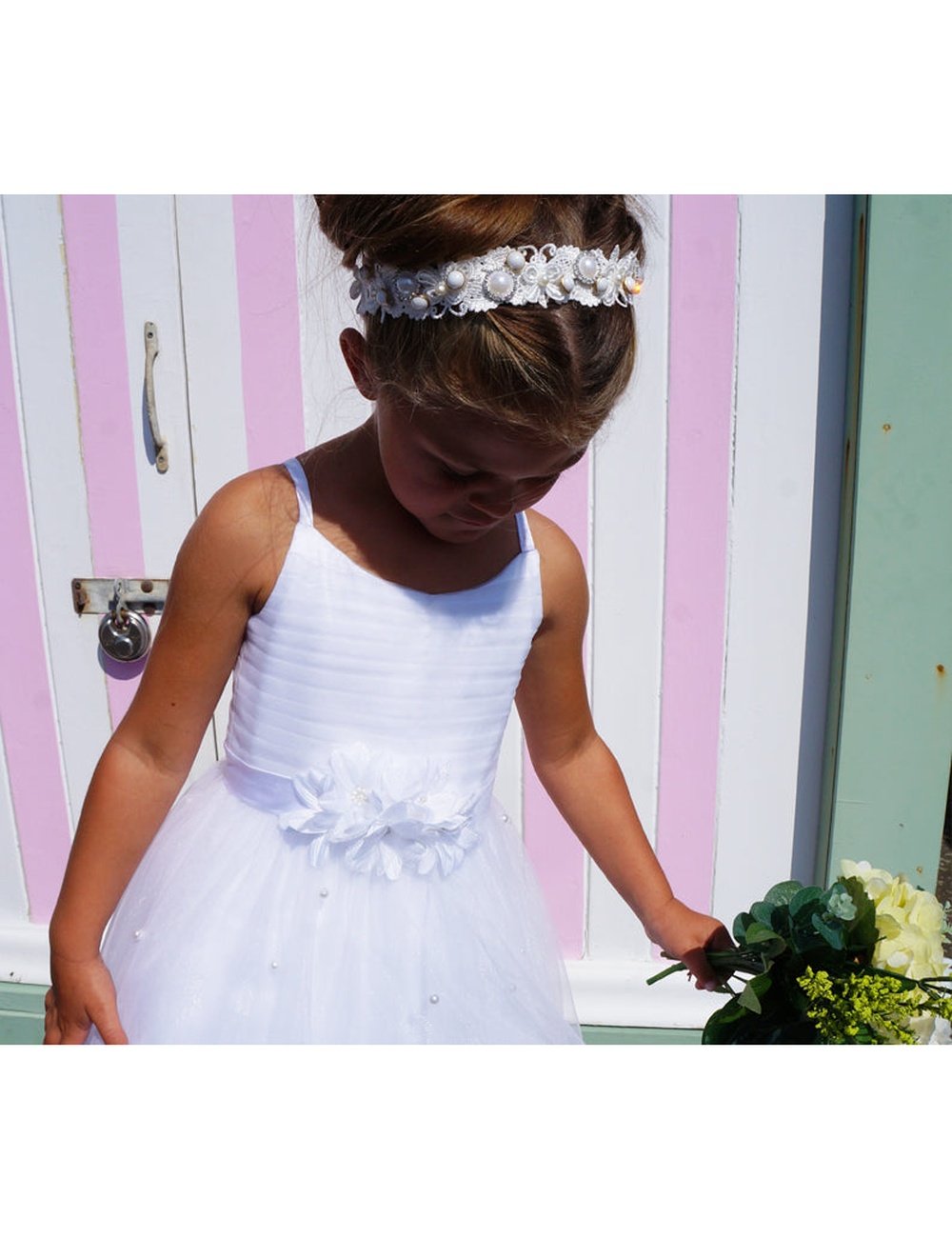 Donatella in Ivory ~ Flower Girl | First Communion