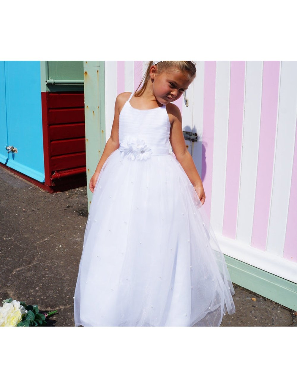 Donatella in Ivory ~ Flower Girl | First Communion