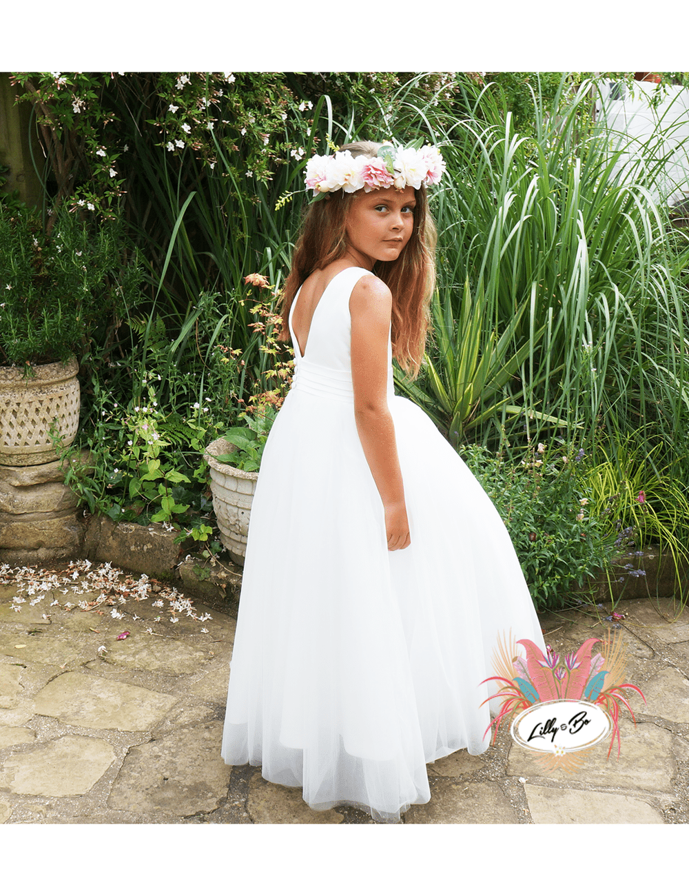 Fleur in Ivory~ Flower Girl Dress