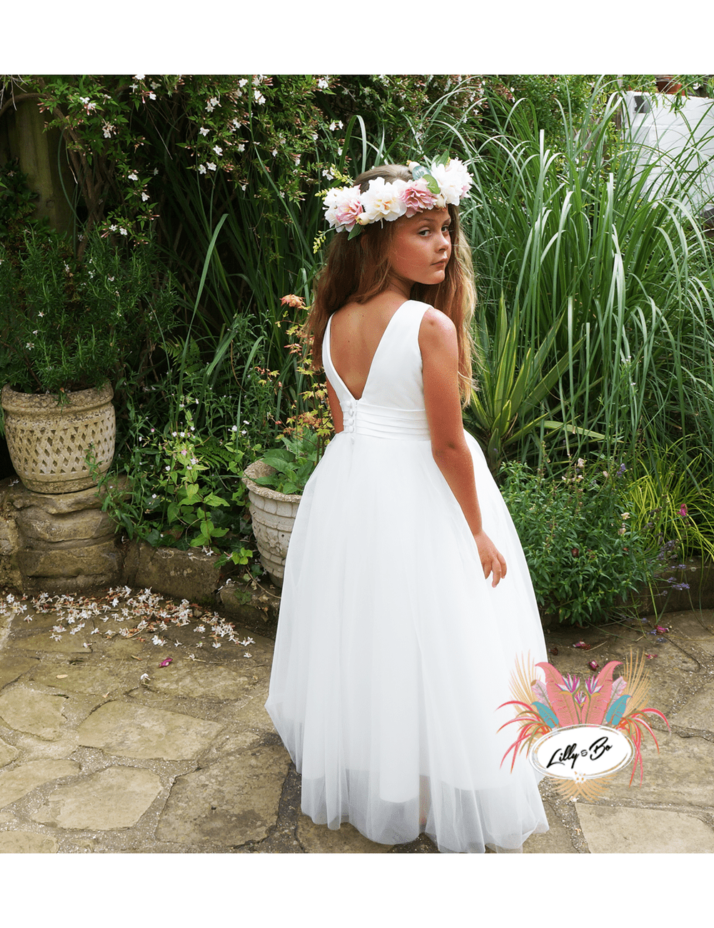 Fleur in Ivory~ Flower Girl Dress