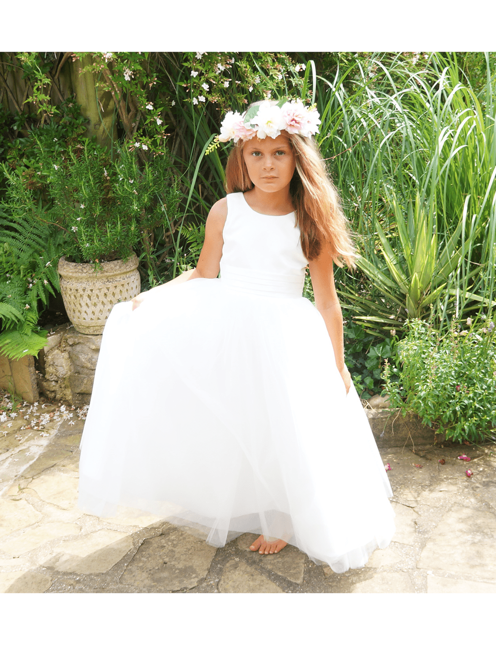 Fleur in Ivory~ Flower Girl Dress