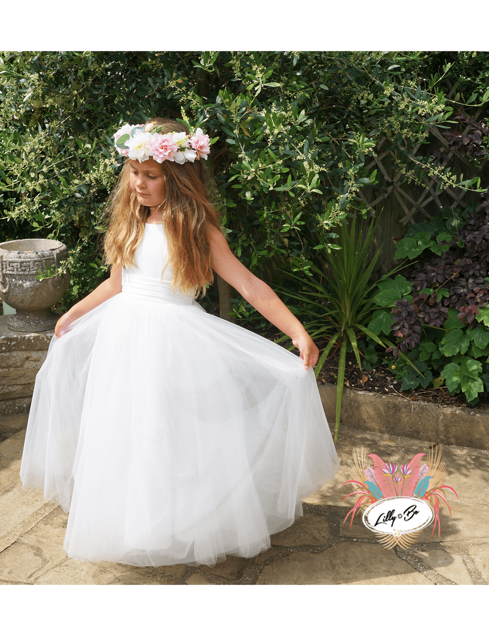 Fleur in Ivory~ Flower Girl Dress