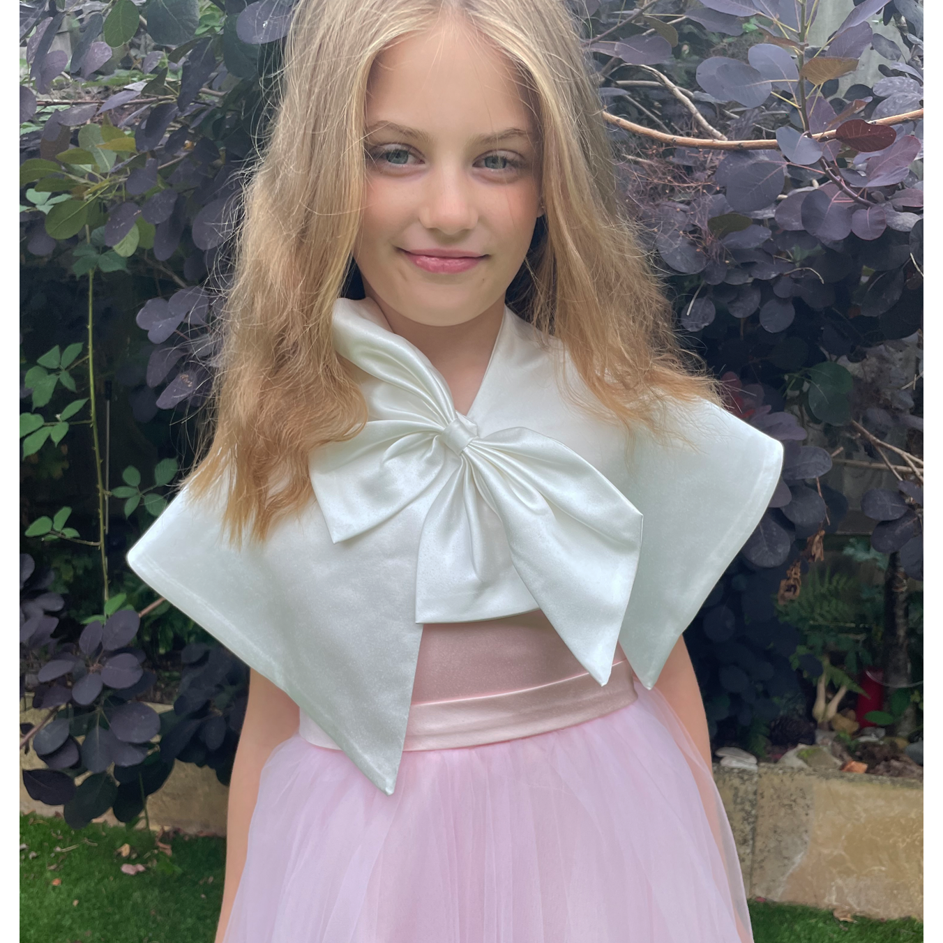 Saffia Bolero in White ~ Flower Girl | Communions