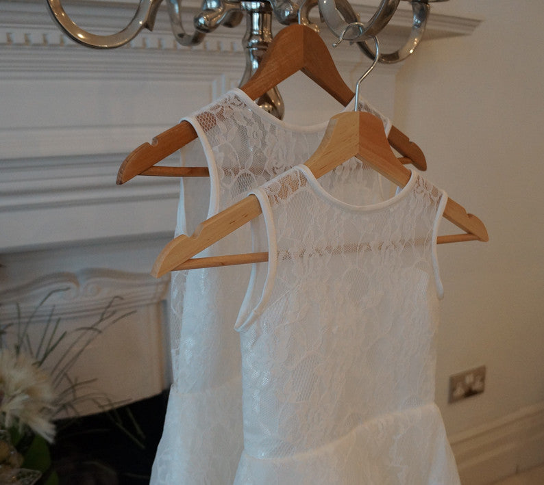 Holly in Ivory~ Flower Girl Dress