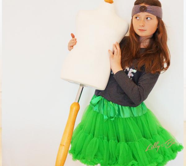 Amelie Pettiskirt in Lime