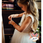 Maryanne in Ivory + Blush - Flower Girl Dress (SALE)