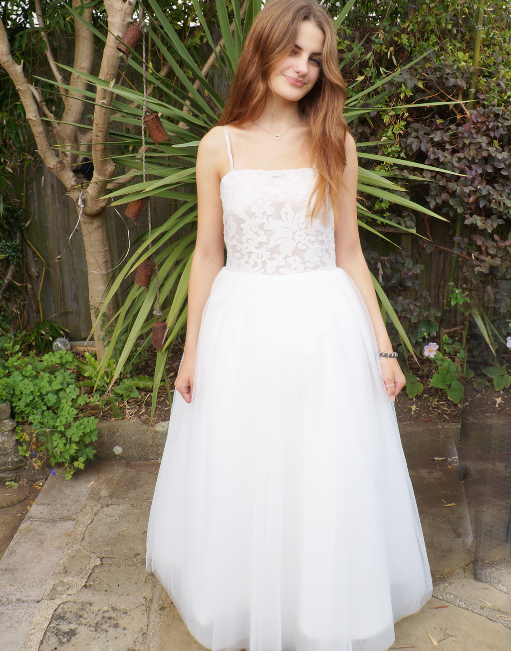 Maryanne in Ivory + Blush - Junior Bridesmaid Dress (Twin Range)