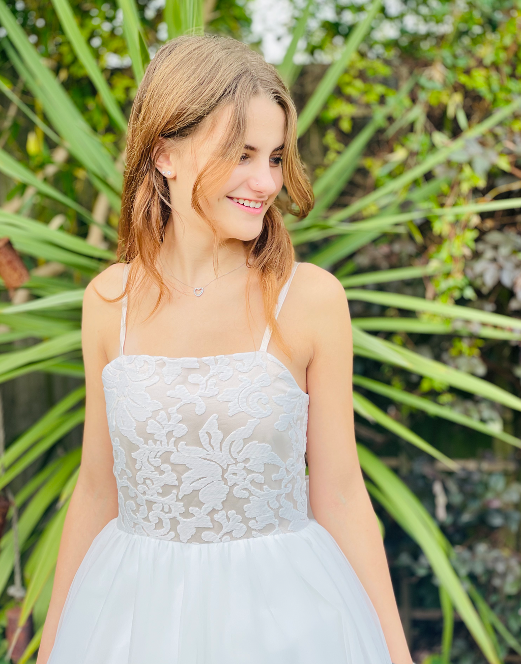 Maryanne in Ivory + Blush - Junior Bridesmaid Dress (Twin Range)