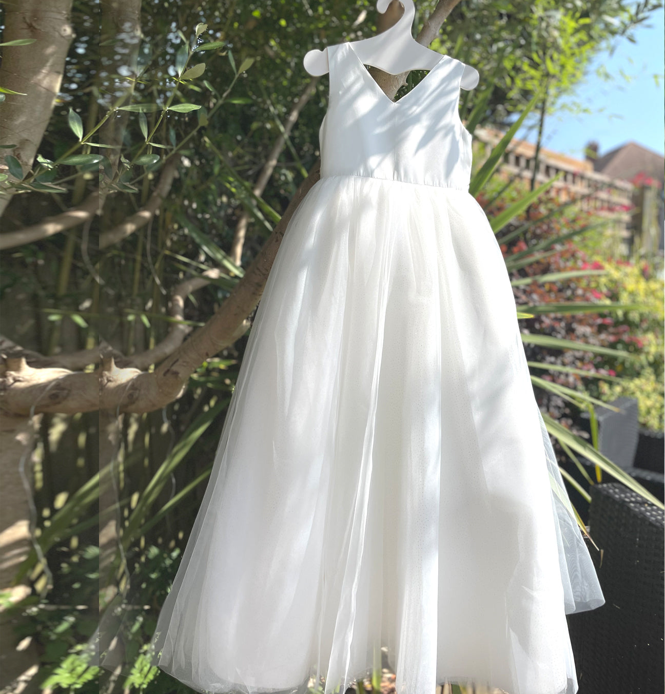 Narnia in Ivory  Flower Girl Dress
