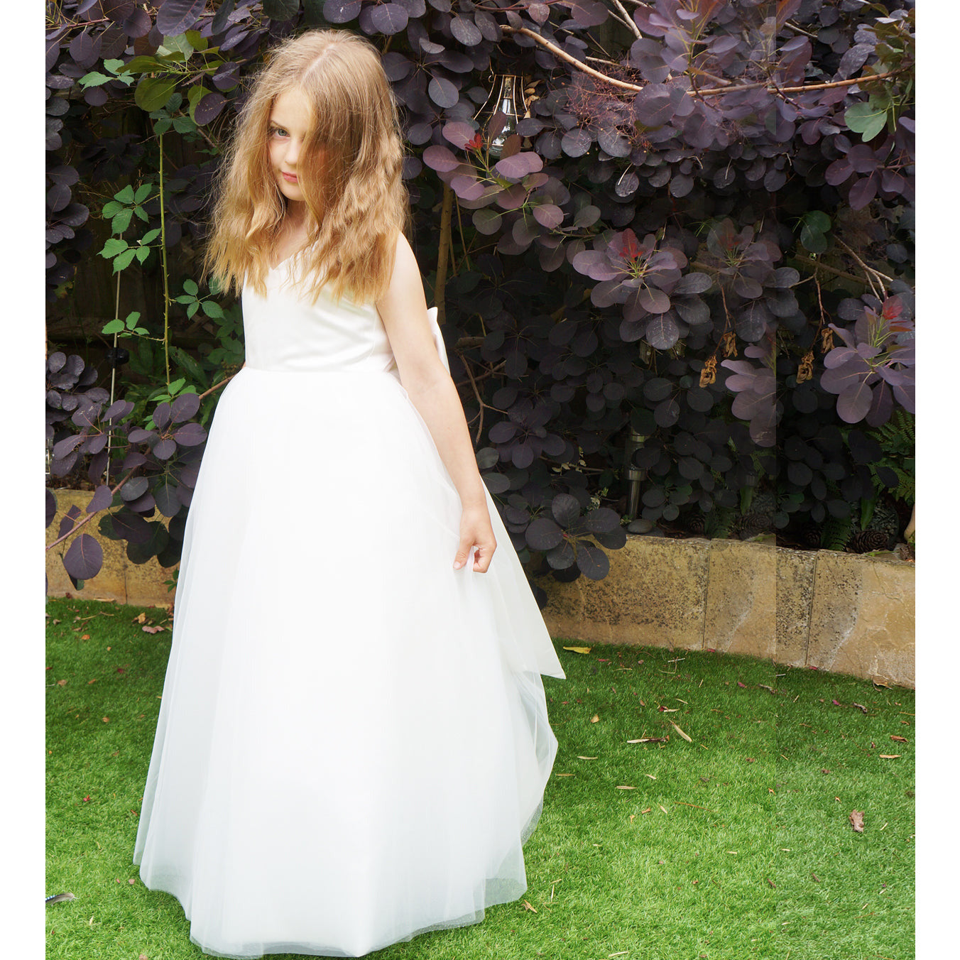 Narnia in Ivory  Flower Girl Dress