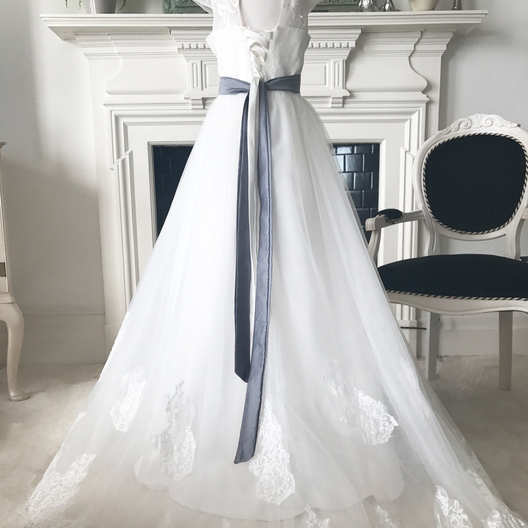 Olivia in White ~ Flower Girl | Communion Dress