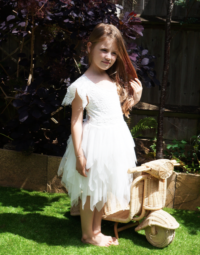 Penelope in Apricot ~ Party Dress