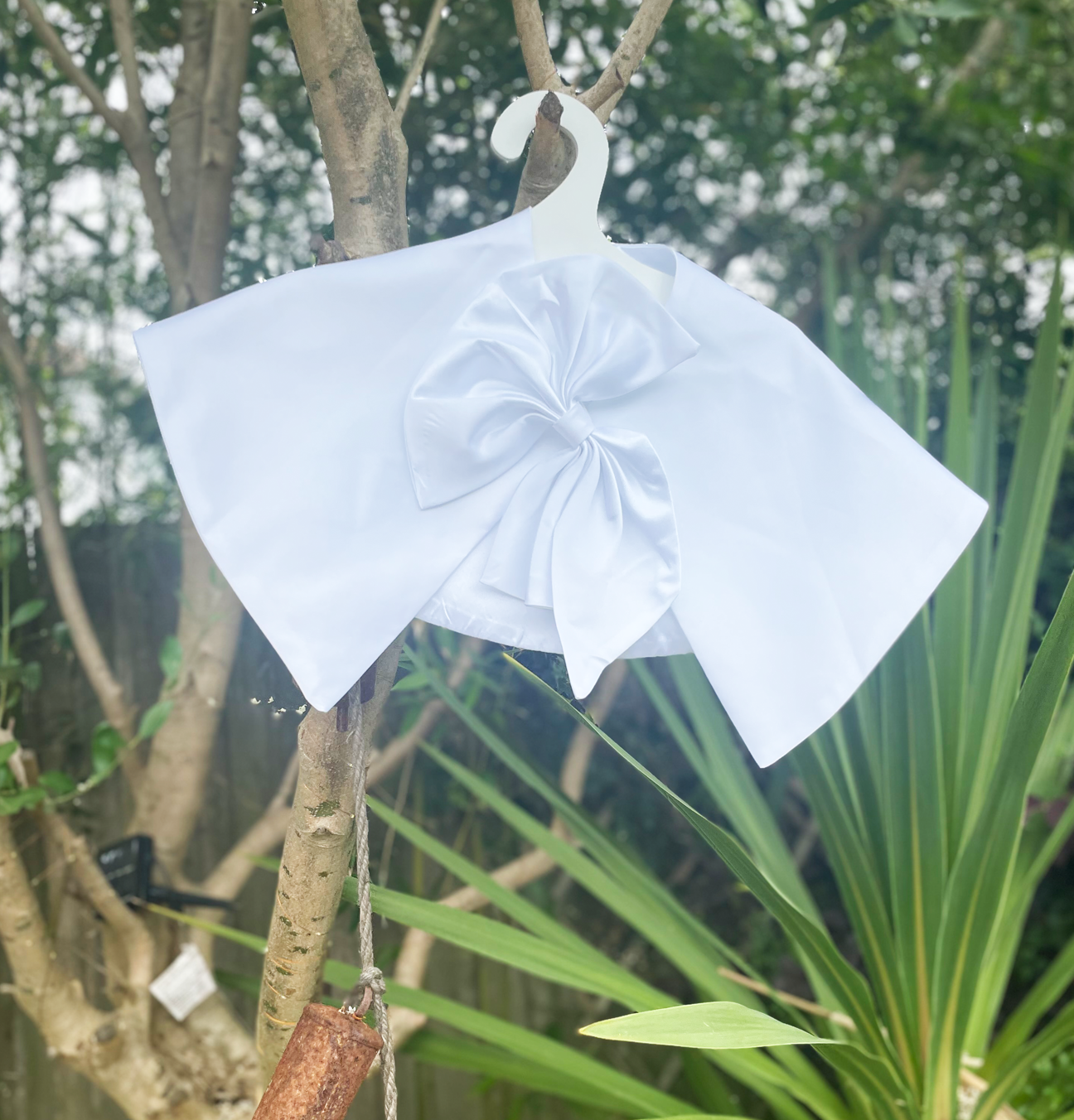 Saffia Bolero in White ~ Flower Girl | Communions