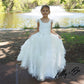 Valentina in White ~ Flower Girl I Communion Dress