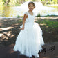 Valentina in White ~ Flower Girl I Communion Dress
